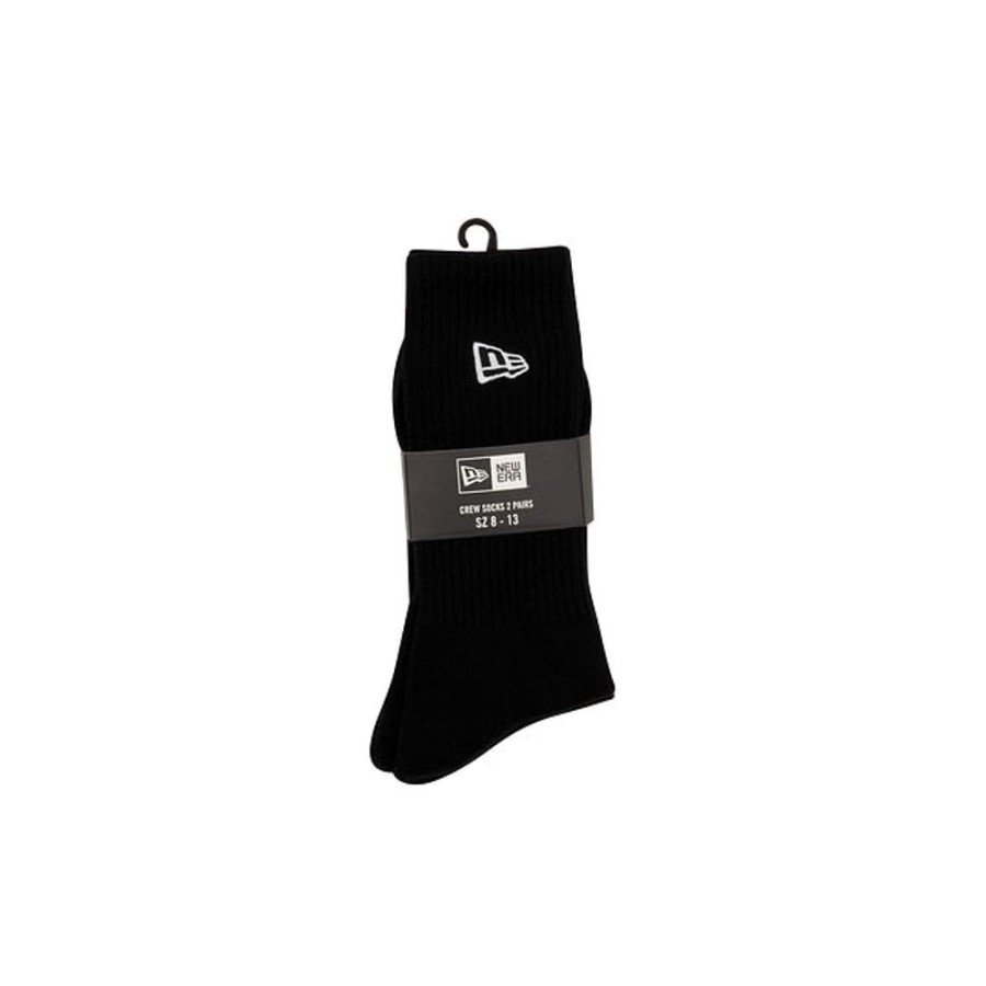 Accesorios New Era Calcetines | Calcetines Largos New Era Tech Collection Negros 2 Pack