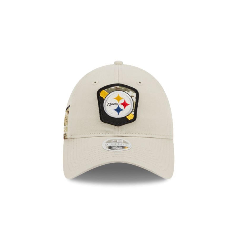 Gorras New Era | Pittsburgh Steelers Nfl Salute To Service 2023 9Twenty Strapback Para Mujer