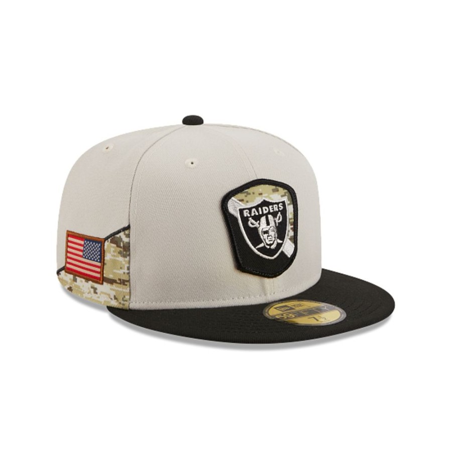 Gorras New Era | Las Vegas Raiders Nfl Salute To Service 2023 59Fifty Cerrada