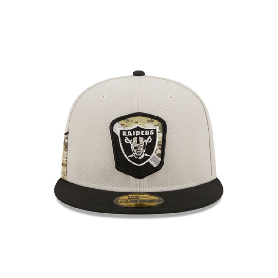 Gorras New Era | Las Vegas Raiders Nfl Salute To Service 2023 59Fifty Cerrada