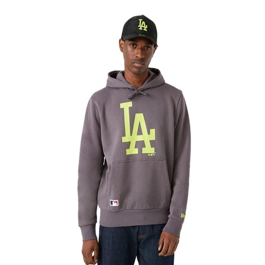 Ropa New Era | Sudadera Los Angeles Dodgers Colour Pack Fleece Gris