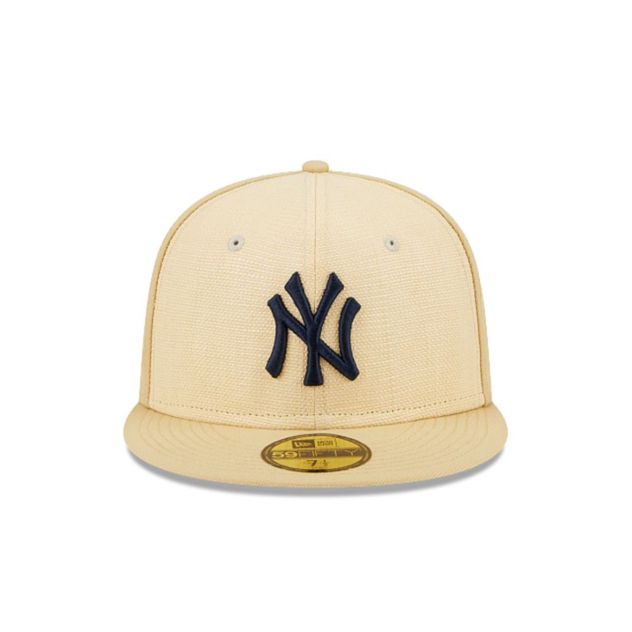 Gorras New Era | New York Yankees Mlb Raffia Front 59Fifty Cerrada