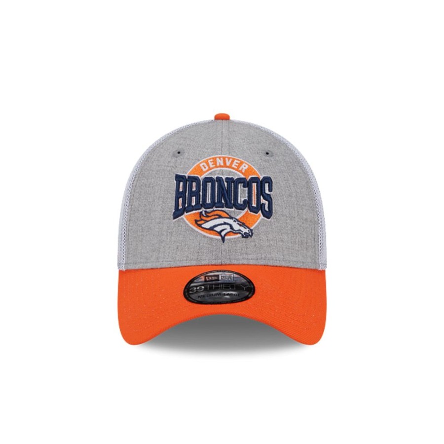 Gorras New Era | Denver Broncos Nfl Heather 39Thirty Elastica