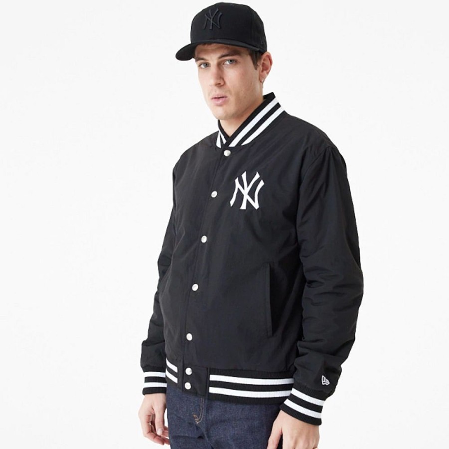 Ropa New Era | Chamarra New York Yankees Mlb Bomber Negra