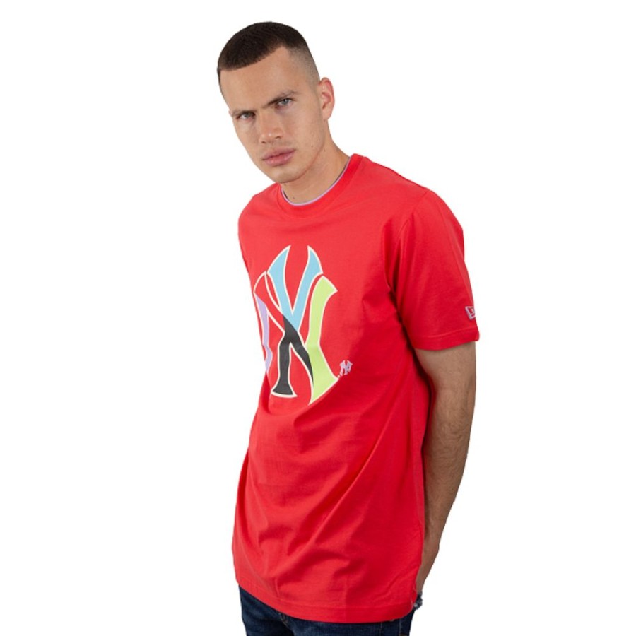 Ropa New Era | Playera Manga Corta New York Yankees Mlb Colorpack Roja