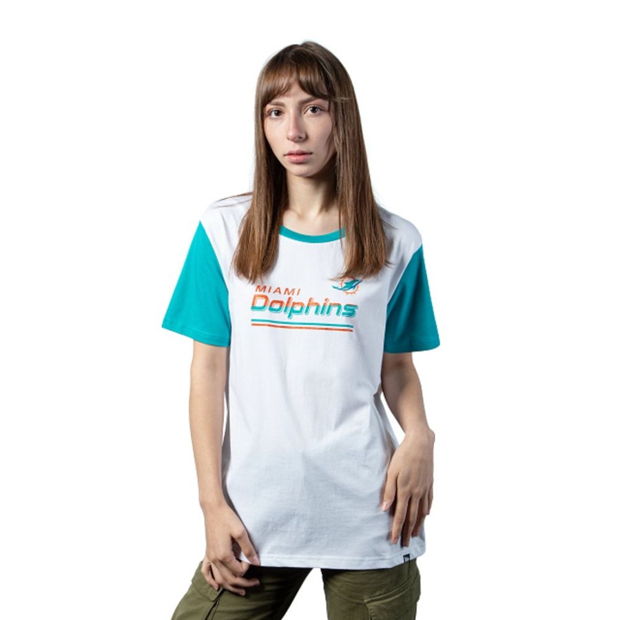 Ropa New Era | Playera Manga Corta Miami Dolphins Nfl 3Rd Down 2023 Para Mujer