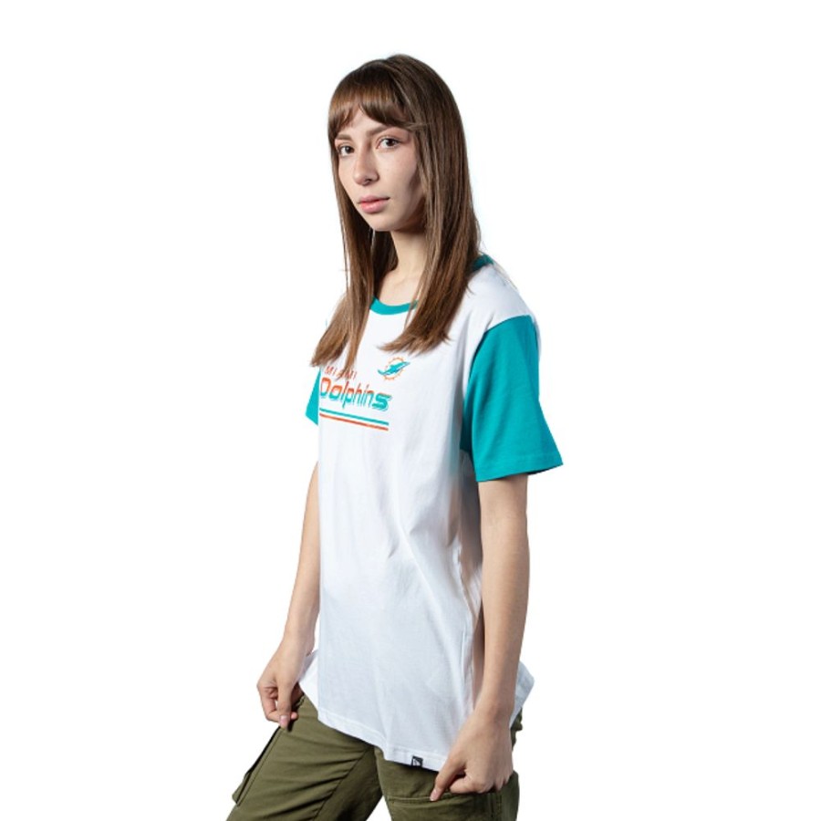 Ropa New Era | Playera Manga Corta Miami Dolphins Nfl 3Rd Down 2023 Para Mujer