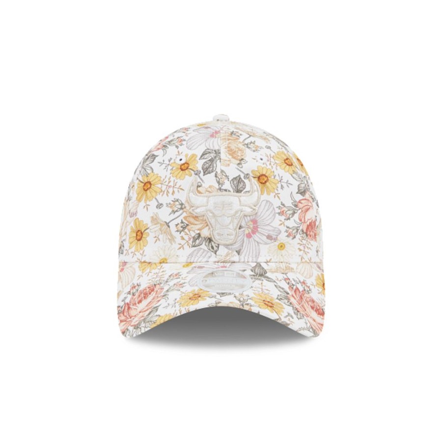 Gorras New Era | Chicago Bulls Women'S Bloom 9Twenty Strapback Para Mujer