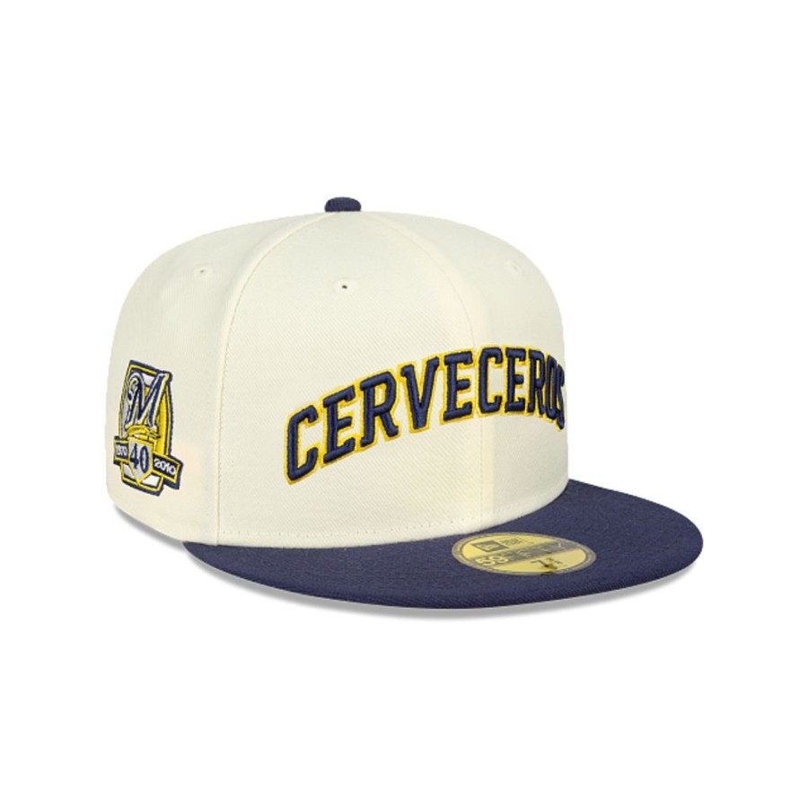 Gorras New Era | Milwaukee Brewers Mlb Hispanic 59Fifty Cerrada