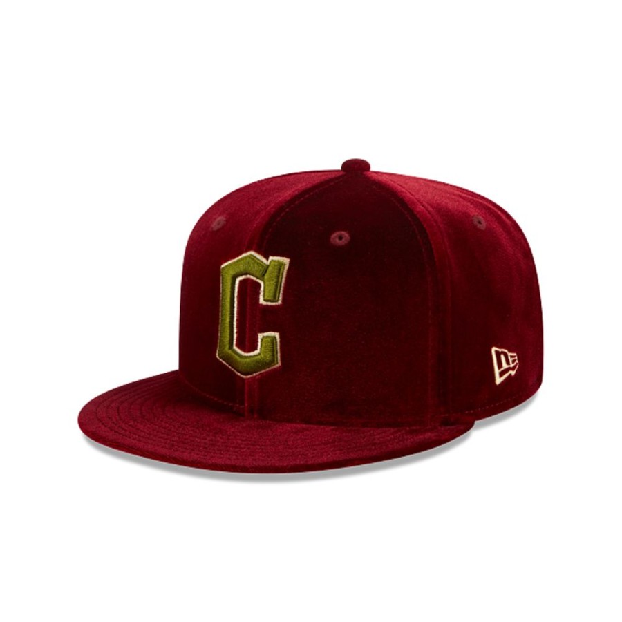 Gorras New Era | Cleveland Guardians Mlb Vintage Velvet 59Fifty Cerrada