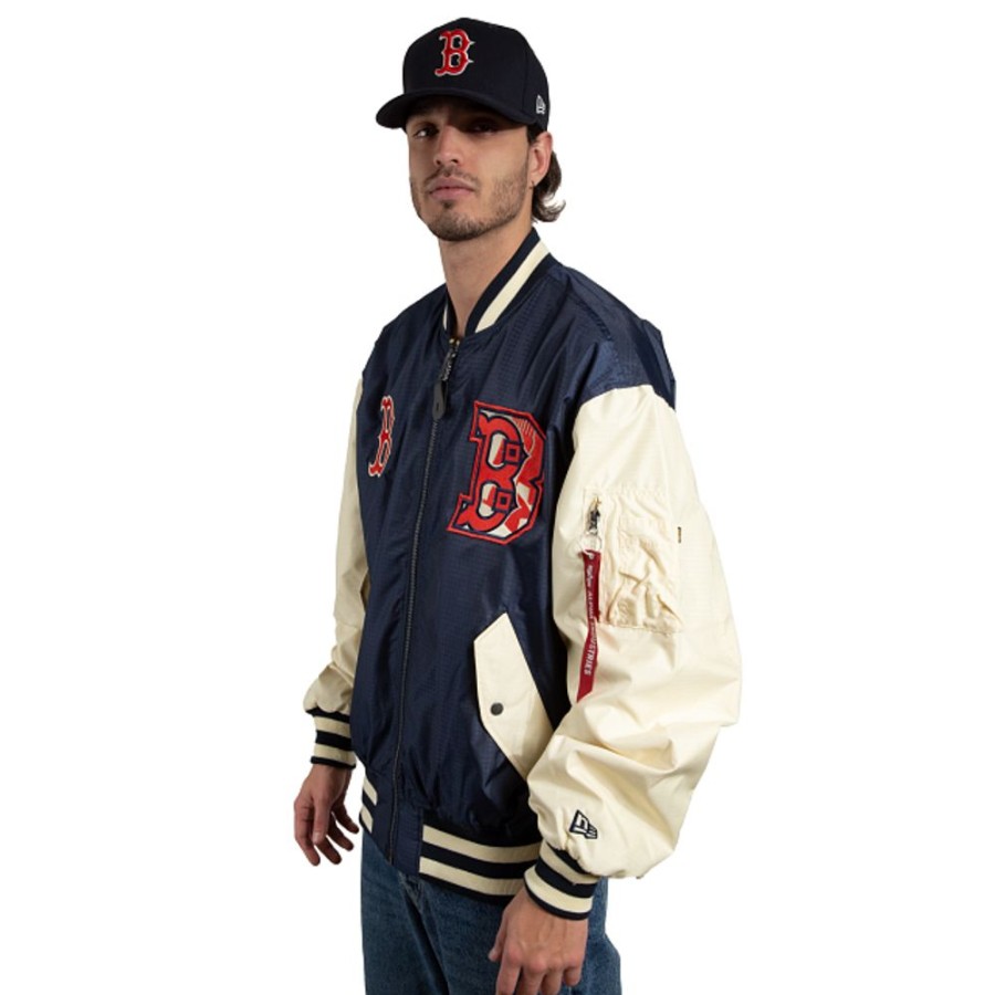 Ropa New Era | Chamarra Reversible Alpha Industries X Mlb Boston Red Sox