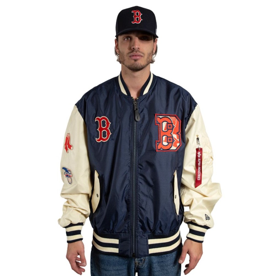 Ropa New Era | Chamarra Reversible Alpha Industries X Mlb Boston Red Sox