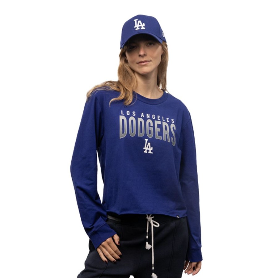 Ropa New Era | Playera Manga Larga Los Angeles Dodgers Mlb Active Para Mujer