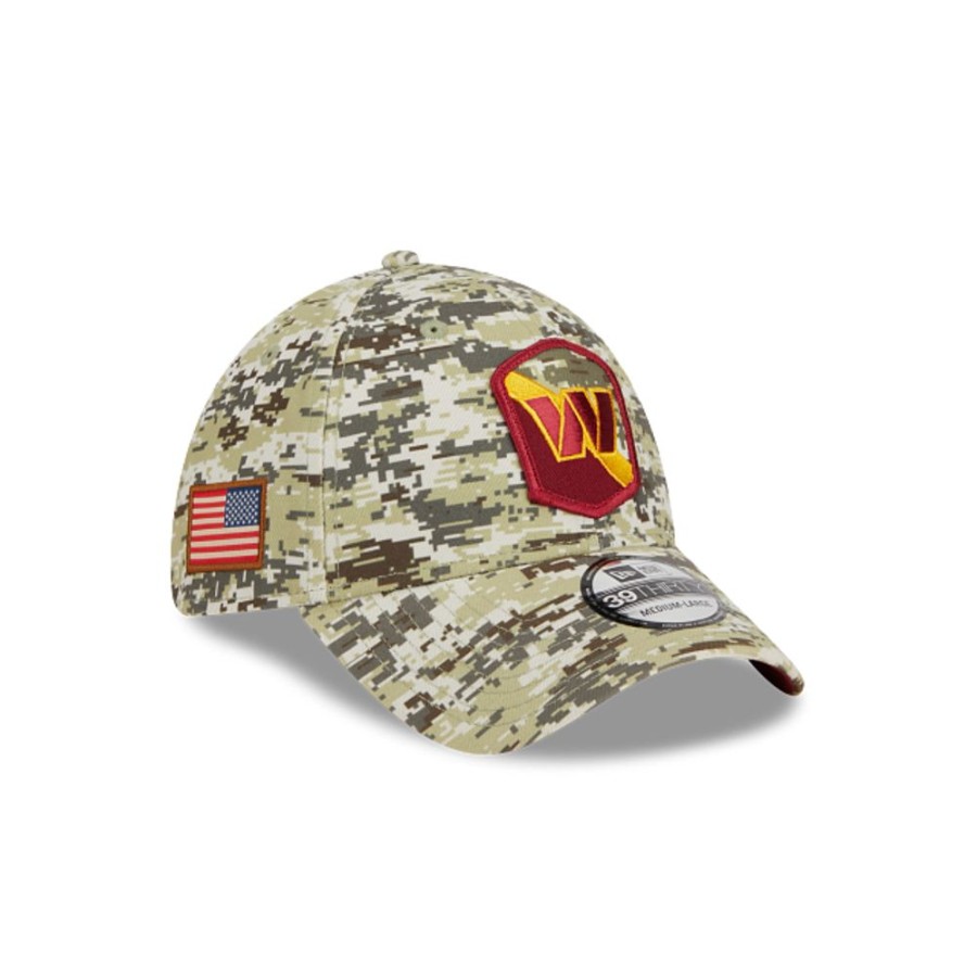 Gorras New Era | Washington Commanders Nfl Salute To Service 2023 39Thirty Elastica