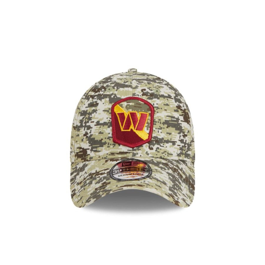 Gorras New Era | Washington Commanders Nfl Salute To Service 2023 39Thirty Elastica