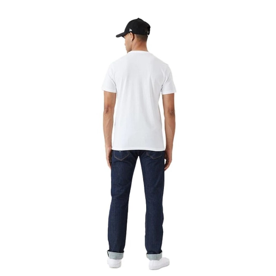 Ropa New Era | Playera Manga Cortanew Era Essential Script Blanca