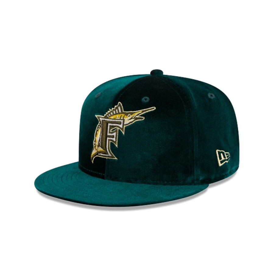 Gorras New Era | Miami Marlins Mlb Vintage Velvet 59Fifty Cerrada