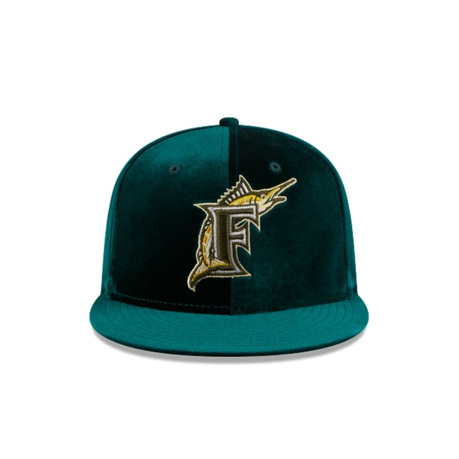 Gorras New Era | Miami Marlins Mlb Vintage Velvet 59Fifty Cerrada