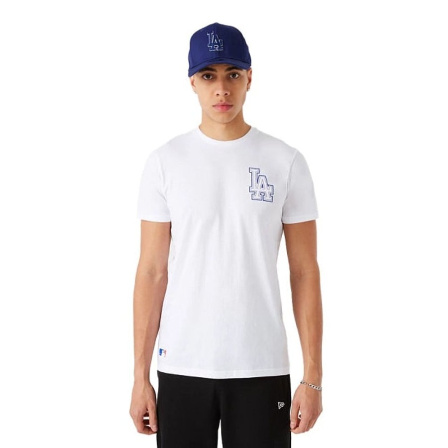 Ropa New Era | Playera Manga Corta Los Angeles Dodgers Mlb Chain Stitch