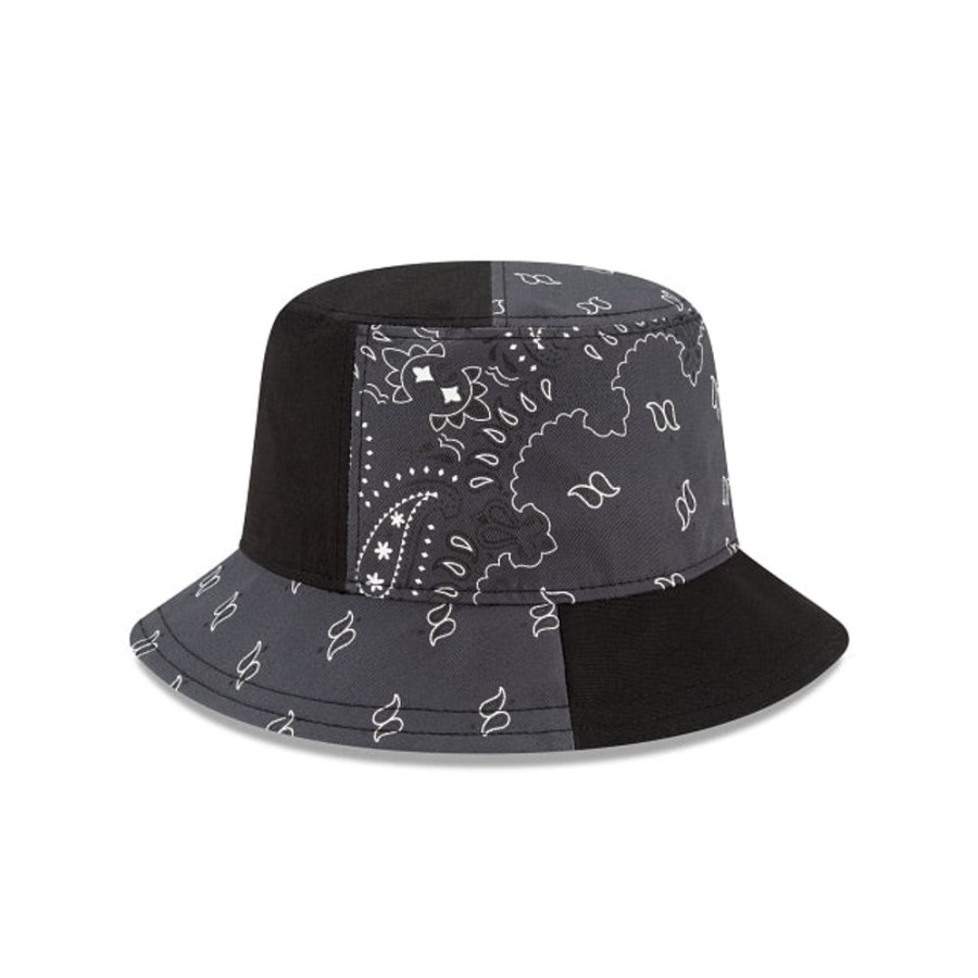 Gorras New Era | Bucket New Era Patchwork Negra