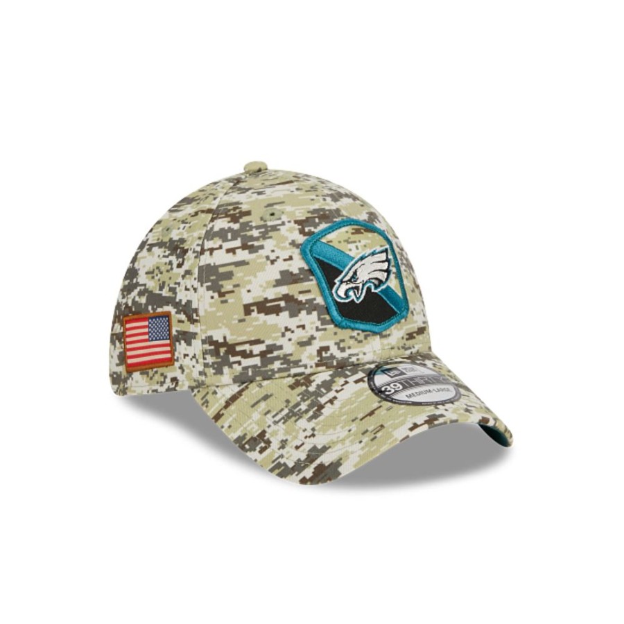 Gorras New Era | Philadelphia Eagles Nfl Salute To Service 2023 39Thirty Elastica