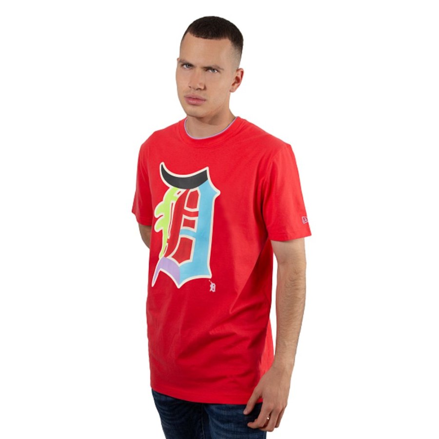 Ropa New Era | Playera Manga Corta Detroit Tigers Mlb Colorpack Roja