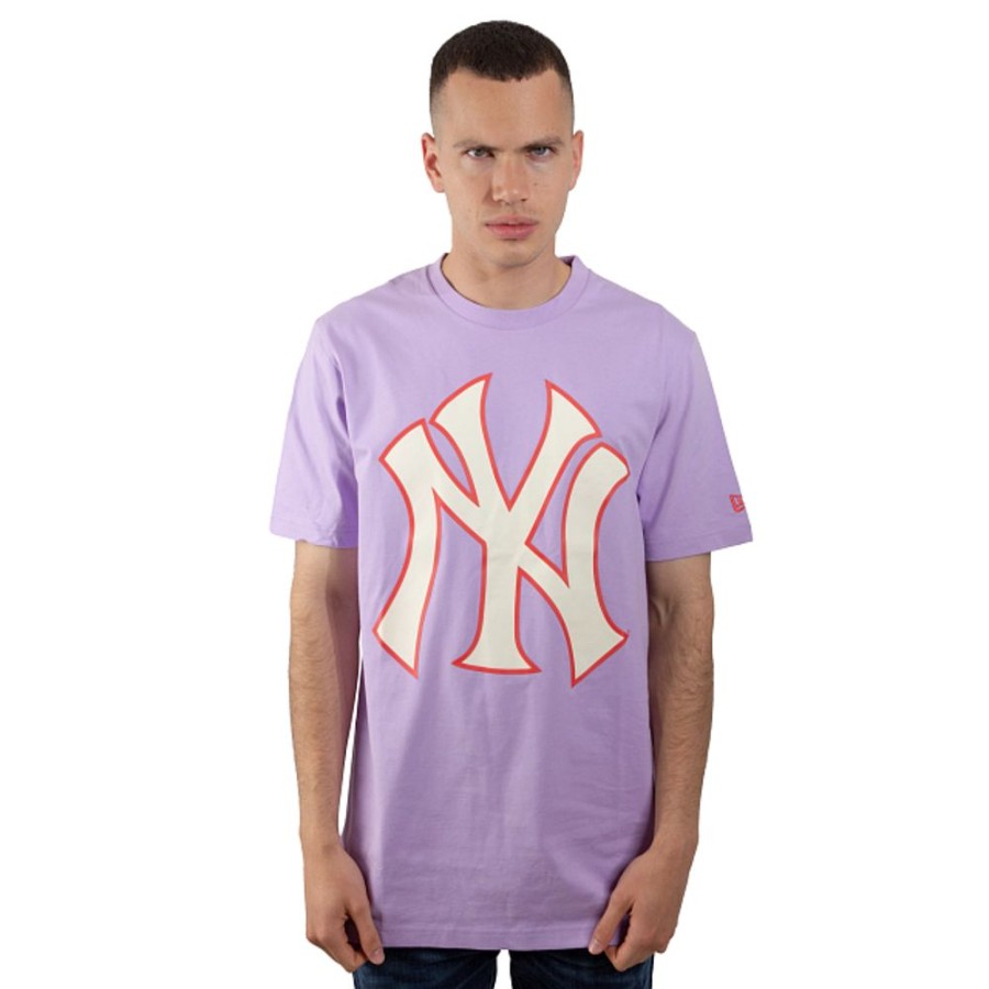 Ropa New Era | Playera Manga Corta New York Yankees Mlb Colorpack Morada