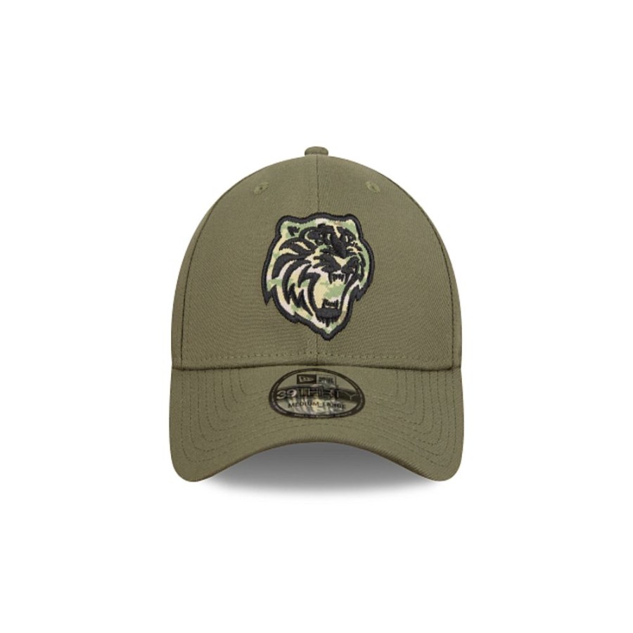 Gorras New Era | Tigres De Quintana Roo Lmb Game Cap Camo 39Thirty Elastica Verde