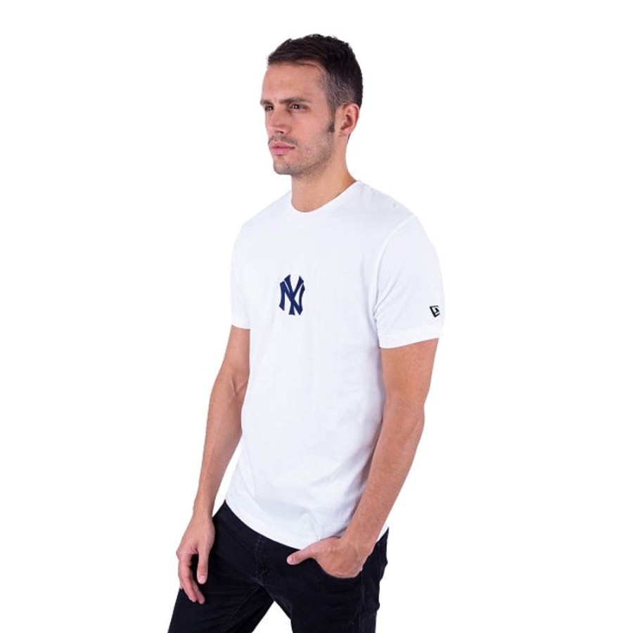 Ropa New Era | Playera Manga Corta New York Yankees Mlb Fangear Blanca