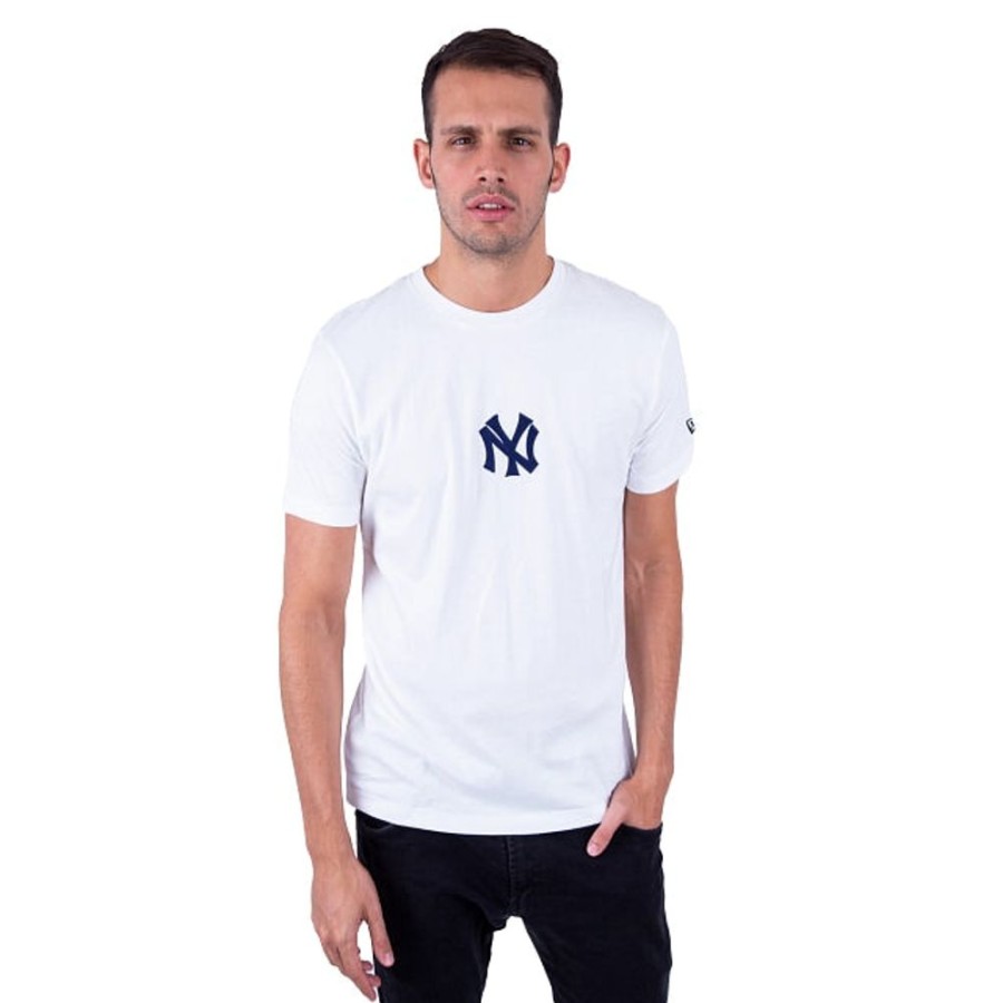 Ropa New Era | Playera Manga Corta New York Yankees Mlb Fangear Blanca