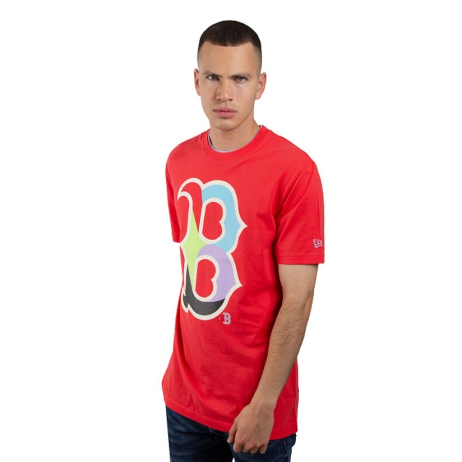 Ropa New Era | Playera Manga Corta Boston Red Sox Mlb Colorpack Roja