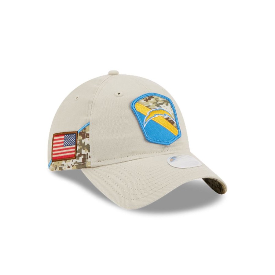 Gorras New Era | Los Angeles Chargers Nfl Salute To Service 2023 9Twenty Strapback Para Mujer