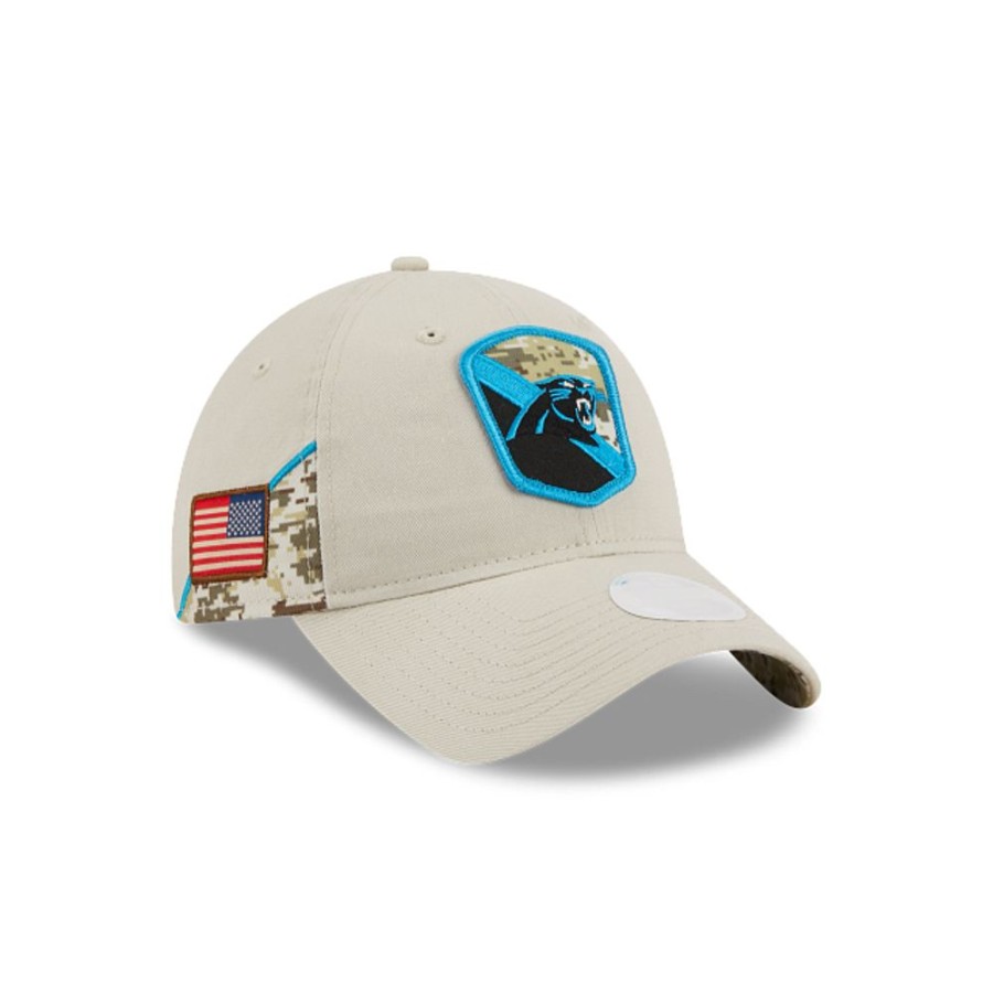 Gorras New Era | Carolina Panthers Nfl Salute To Service 2023 9Twenty Strapback Para Mujer