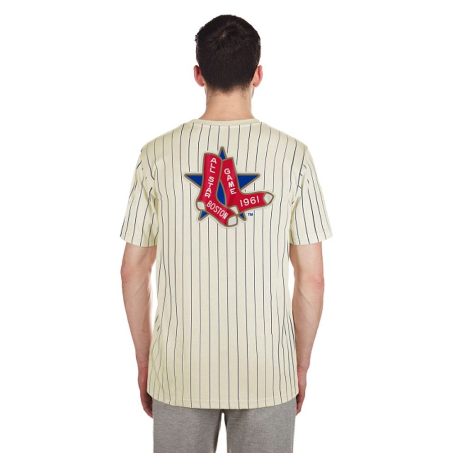 Ropa New Era | Playera Manga Cortaboston Red Sox Mlb Throwback Collection