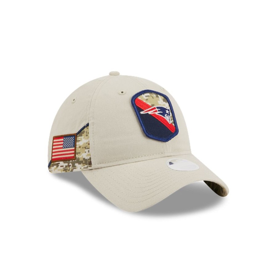 Gorras New Era | New England Patriots Nfl Salute To Service 2023 9Twenty Strapback Para Mujer