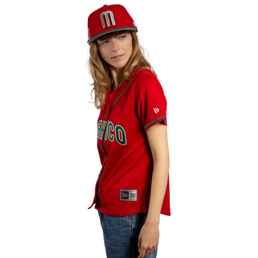 Ropa New Era | Jersey Mexico Away Mlb World Baseball Classic 2023 Para Mujer