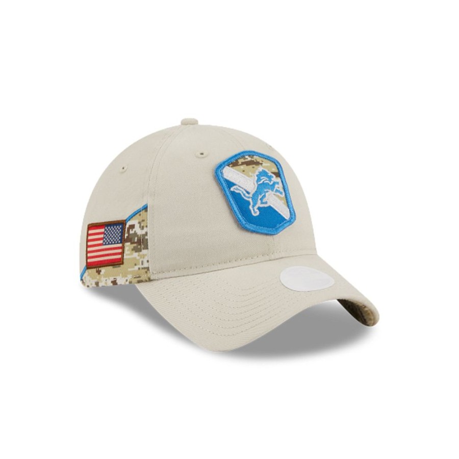 Gorras New Era | Detroit Lions Nfl Salute To Service 2023 9Twenty Strapback Para Mujer