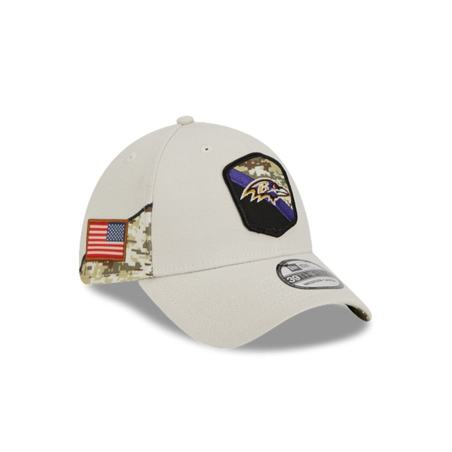 Gorras New Era | Baltimore Ravens Nfl Salute To Service 2023 39Thirty Elastica