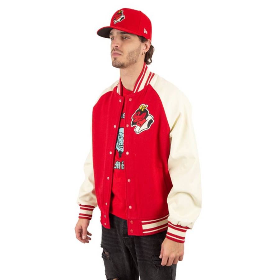 Ropa New Era | Chamarra Diablos Rojos Del Mexico Lmb Varsity