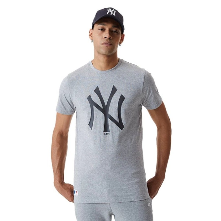 Ropa New Era | Playera Manga Corta New York Yankees Mlb Classics Gris