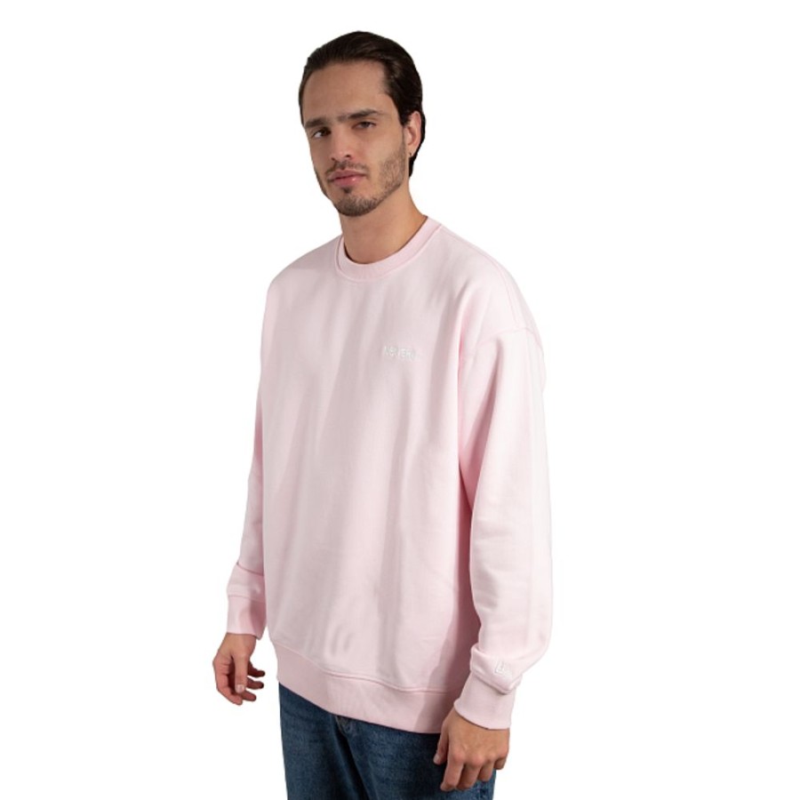 Ropa New Era | Sudadera New Era Foundation Essentials Rosa