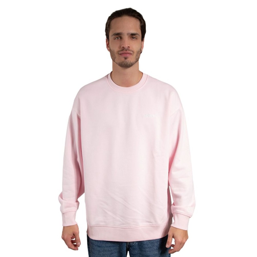 Ropa New Era | Sudadera New Era Foundation Essentials Rosa