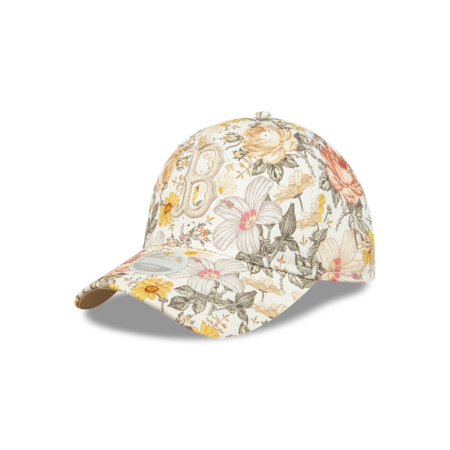 Gorras New Era | Boston Red Sox Women'S Bloom 9Twenty Strapback Para Mujer