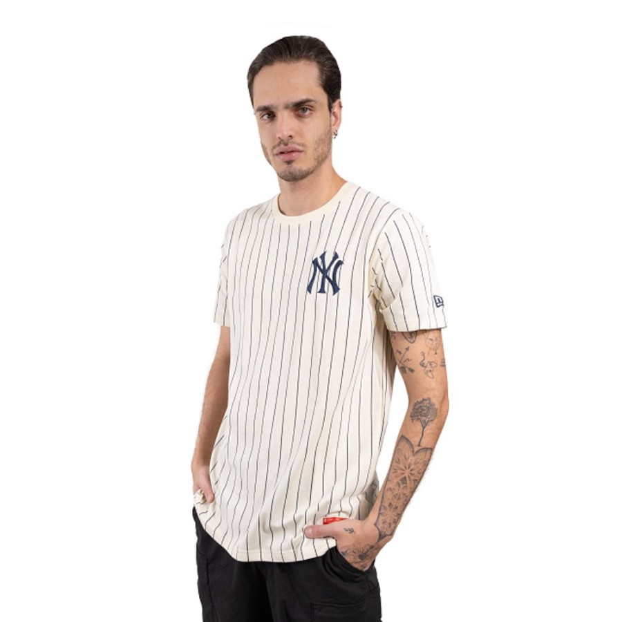 Ropa New Era | Playera Manga Cortanew York Yankees Mlb Throwback Collection