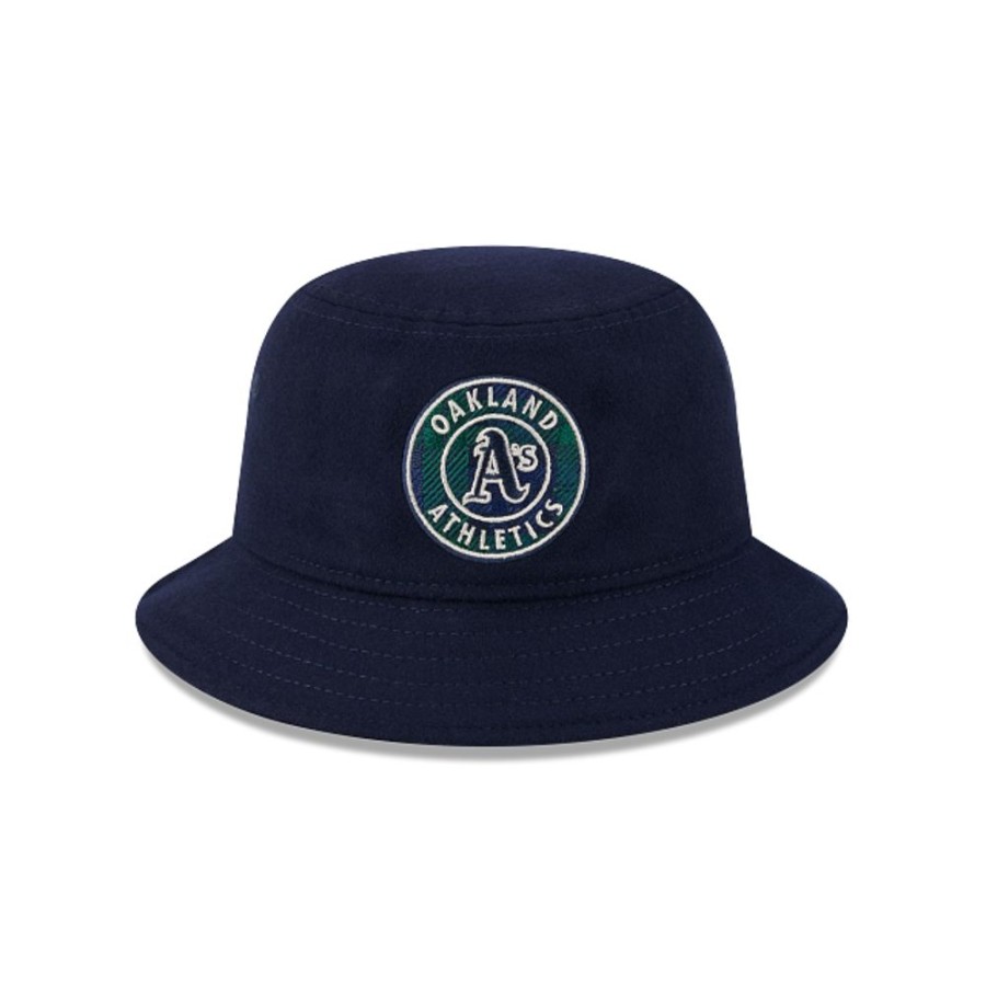 Gorras New Era | Oakland Athletics Mlb Plaid Logo Bucket