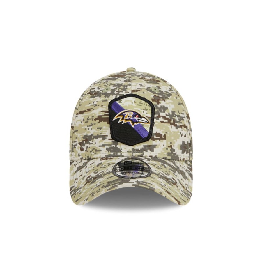 Gorras New Era | Baltimore Ravens Nfl Salute To Service 2023 39Thirty Elastica