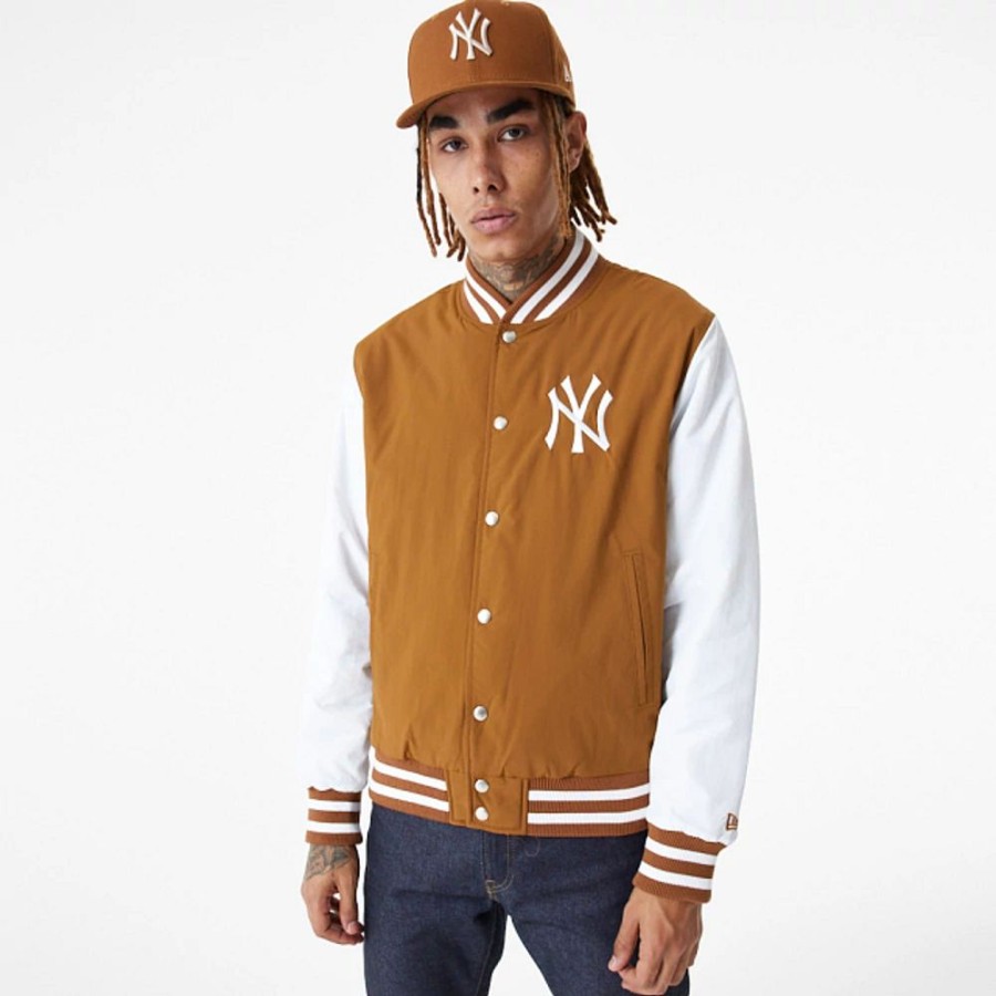 Ropa New Era | Chamarra New York Yankees Mlb Bomber Cafe