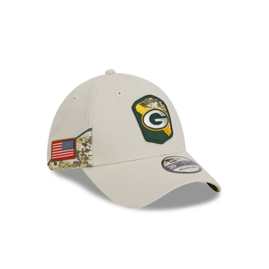 Gorras New Era | Green Bay Packers Nfl Salute To Service 2023 39Thirty Elastica