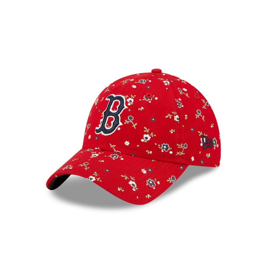 Gorras New Era | Boston Red Sox Women'S Floral 9Twenty Strapback Para Mujer