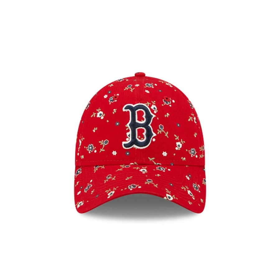 Gorras New Era | Boston Red Sox Women'S Floral 9Twenty Strapback Para Mujer